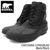 SOREL CHEYANNE II PREMIUM Black/Black NM2577-010画像