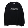 ATMOS LAB W125 CREW-NECK SWEAT black AL17F-PC02-BLACK画像