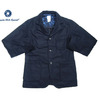 POST OVERALLS #2123 WOOL MELTON EZ-RIDER JACKET navy画像