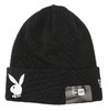 NEW ERA Basic Cuff Knit PLAYBOY BLACK/S.WHITE 11474685画像