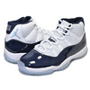 NIKE AIR JORDAN 11 RETRO WHITE/UNIVERSITY BLUE 378037-123画像