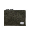 Herschel Supply Co NETWORK POUCH LARGE Forest Night Keith Haring 10287-01719-OS画像