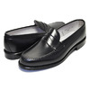 ALDEN 981 CALFSKIN LEATHER PENNY LOAFERS LEISURE HANDSEWN BLACK画像