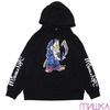 MISHKA LAMOUR MASCOT HOODIE  BLACK MAW170406F画像