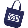 FORTY PERCENT AGAINST RIGHTS BOLD/TOTE BAG (L) NAVY画像
