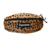 Supreme Leopard Fleece Waist Bag YELLOW画像