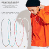 GRAVYSOURCE LONG BEADS NECKLACE GSRP-AC33画像