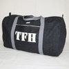 THE FLAT HEAD BOSTON BAG L BLACK DENIM-TFH F-BA-302L画像