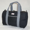 THE FLAT HEAD F-BA-301S BOSTON BAG S BLACK DENIM画像