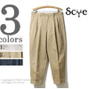 SCYE BASICS 2-TUCK TAPERED CHINO 5118-81502画像