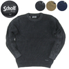 Schott DULL COLOR CREW NECK SWEATER 3174011画像