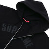 Supreme Arc Logo Thermal Zip Up Sweatshirt BLACK画像