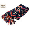 INVERALLAN CROSS HANDKNIT MUFFLER navy mix画像