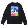 Supreme × THE NORTH FACE Mountain Crewneck Sweatshirt BLACK画像