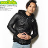 seedleSs. Soft Fake Leather Hoody -BLACK- SD17H-JK02画像