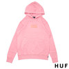 HUF BAR LOGO OVERDYED PULLOVER ROSE画像
