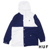 HUF EXPEDITION PARKA NAVYxWHITE画像