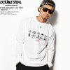DOUBLE STEAL FIVE DOUBZ L/S TEE -WHITE- 976-14303W画像