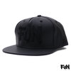 FUN × 7UNION STRAPBACK CAP BLACK画像