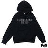 FUN YOKOHAMA BOYS PULLOVER PARKA BLACKxBLACK画像