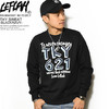 LEFLAH TKY SWEAT -BLACK/NAVY- LEFSW06-1712AWN画像