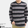 STUSSY Ombre Stripe Jersey L/S Crew 1140041画像