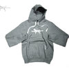 Labrador Retriever LOGO HOODIE grey画像