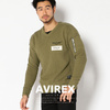AVIREX AVIATORS V-NECK COTTON KNIT 6184008画像