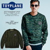 TOYPLANE CAMO CREW NECK SWEAT TP17-HSPSW01画像