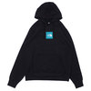 THE NORTH FACE Embroidered Box Logo Hoodie BLACK画像