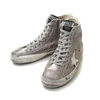 GOLDEN GOOSE SNEAKERS FRANCY -DARK SILVER WHITE STAR- G32WS591-B15画像