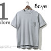 SCYE BASICS TOP杢 度詰 ポケットTシャツ 5118-21610画像