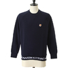 MAISON KITSUNE FOX HEAD PATCH JACQURD-RUST- KMM1813画像