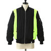 MAGIC STICK COMBINED BOMBER -BLACK x VOLT YELLOW-画像