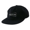 WASTED YOUTH CORDUROY LOGO CAP BLACK画像