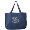 MAISON KITSUNE SHOPPING BAG PARIS ROYAL-BLUE- KUX8809画像