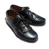 YUKETEN #15331 CAMPSOLE BLUCHER MOCCASIN w/kiltie/g-black画像