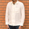 SUGAR CANE Light SPEC PANAMA DOBBY L/S OPEN SHIRT SC27827画像