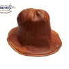 MONITALY #M23906 DEER HAT w/dinim lining Made in U.S.A./brown画像