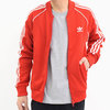 adidas Originals Super Star Track Top Jersey JKT Red/White CW1257画像