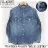 FULLCOUNT WESTERN SHIRTS "BLUE LETTER" 4995HW画像