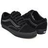VANS OLD SKOOL V (WHITE STITCH) SUEDE / BLACK VN0A3D29QWL画像