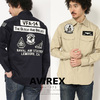 AVIREX PATCHED MILITARY.STRETCH SHIRT 6185108画像