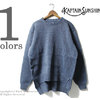 Kaptain Sunshine CREWNECK LONG SLEEVED PULLOVER KNIT BLUE KS8SKN01画像