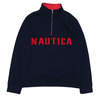 NAUTICA Logo Half Zip Sweat NAVY画像