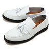 FRED PERRY × GEORGE COX TASSEL LOAFER LEATHER WHITE B3300-100画像