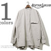Kaptain Sunshine 100/2 FINX COTTON SHUTTLE WEATHER FLY FRONT BAND COLLAR SHIRTS KS8SSH06画像