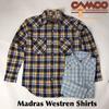 CAMCO 長袖 マドラスウエスタンシャツ画像