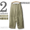 AURALEE WASHED FINX LIGHT CHINO WIDE PANTS A8SP01CN画像
