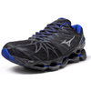MIZUNO WAVE PROPHECY 7 NOVA GRY/SLV/BLU J1GC181703画像